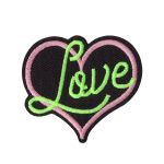 Аппликация термоклеевая "Сердце love" 5.6х5.1 см, №05, 1 шт, 02-511, Gamma ETF
