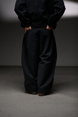 Брюки Blue Monte Pleated Casual Pants "Dianchi Night Darkness"