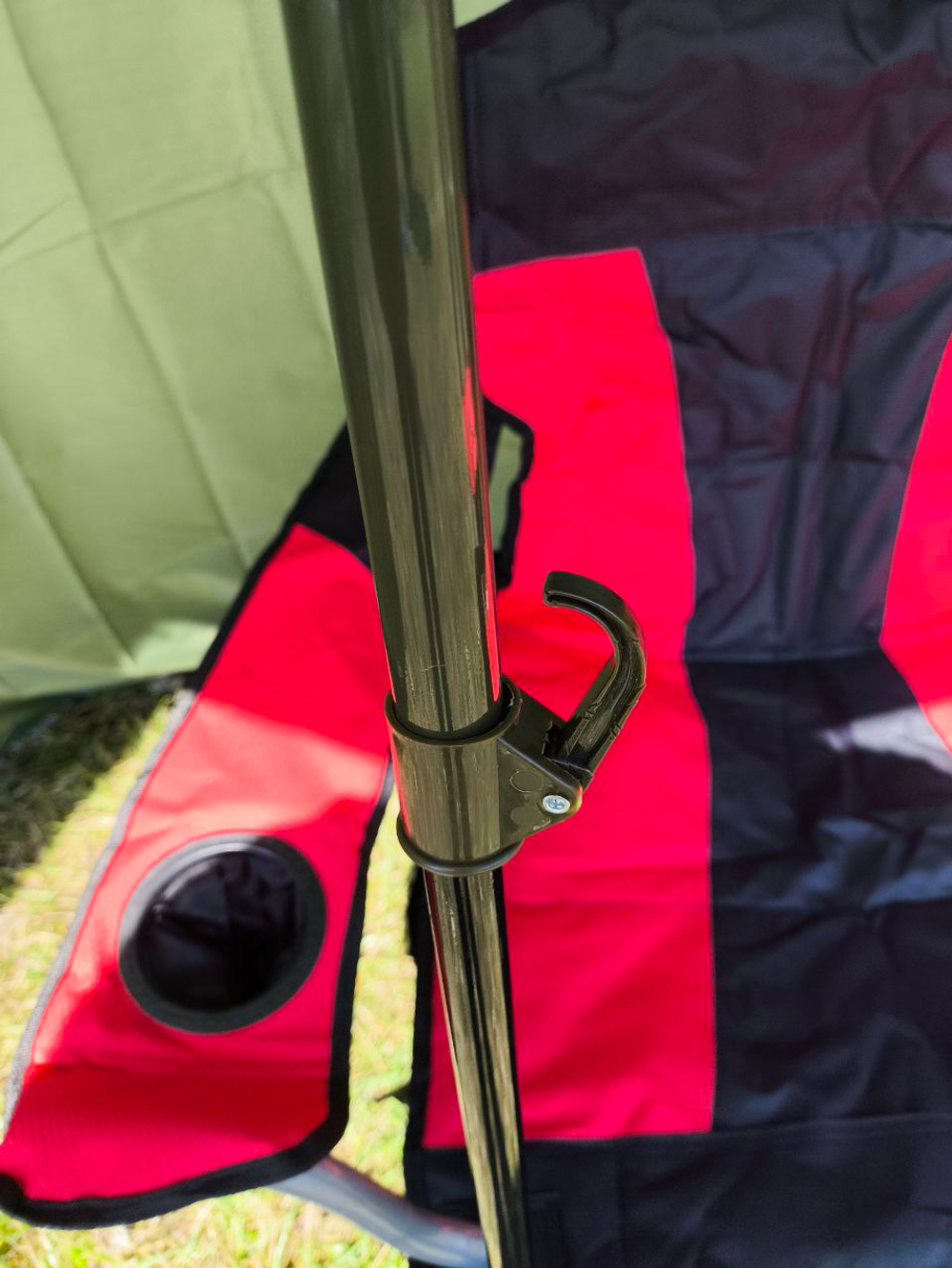 Зонт карповый, рыболовный, пляжный с боковым тентом, пологом Nature camping Green 02
