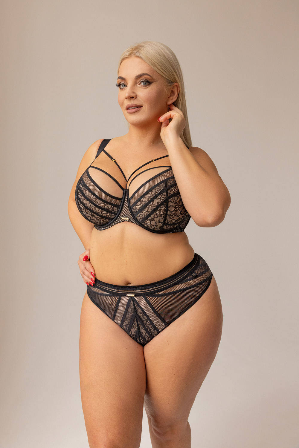 Бюстгальтер Kris Line Hypnotic Soft Lase (черный)