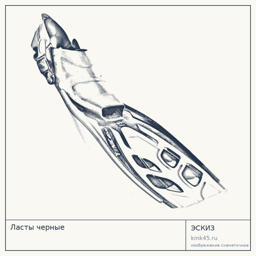 Ласты черные — от 1 700 ₽