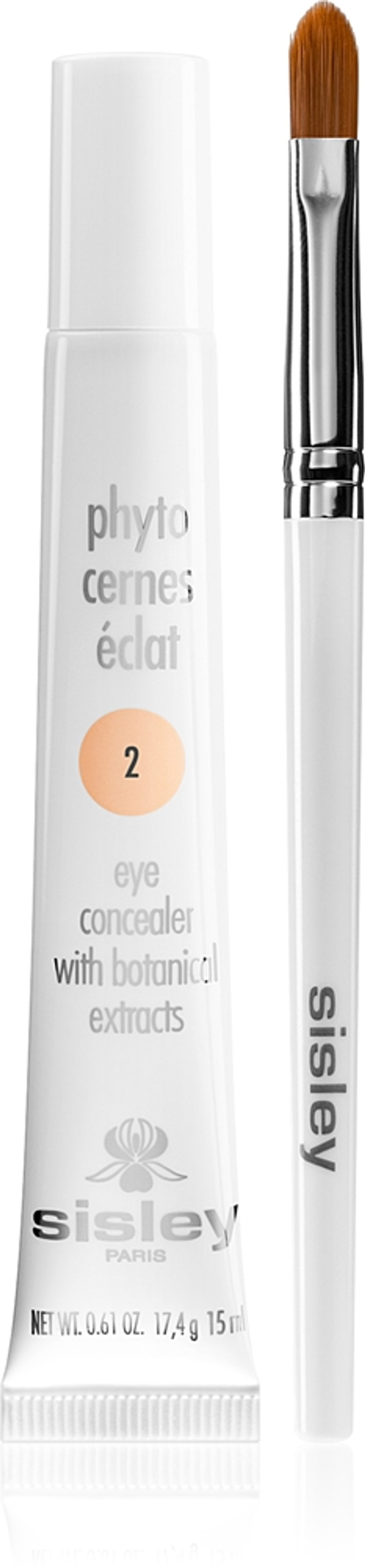 Sisley Phyto - Cernes Eclat - Корректор для теней под глазами с кисточкой оттенок N°2, 15 ml