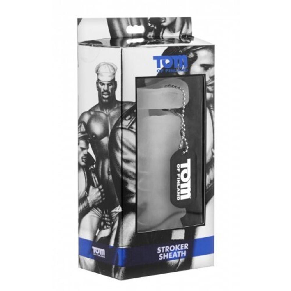 Ребристая насадка для утолщения Tom of Finland Прозрачный