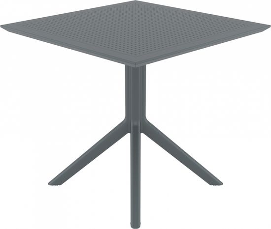 Стол пластиковый Sky Table 80 темно-серый