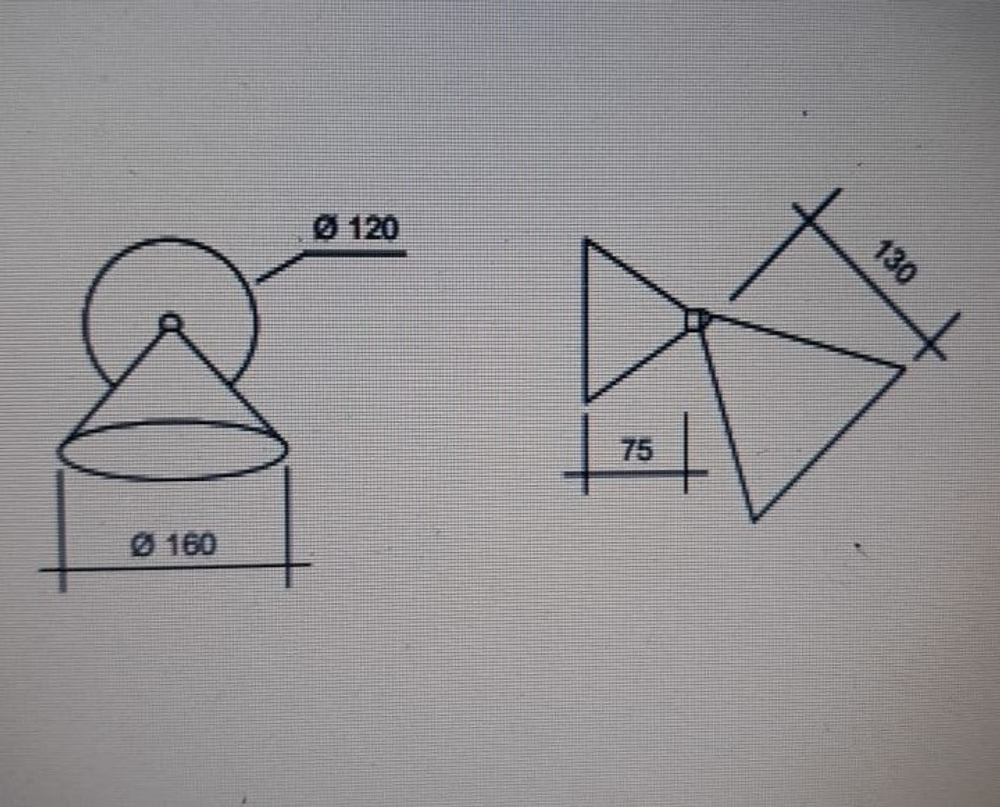 Бра Atelier Areti  Cone Wall / Ceiling