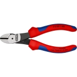 Кусачки боковые особой мощности черненые 140 мм Knipex 74 02 140