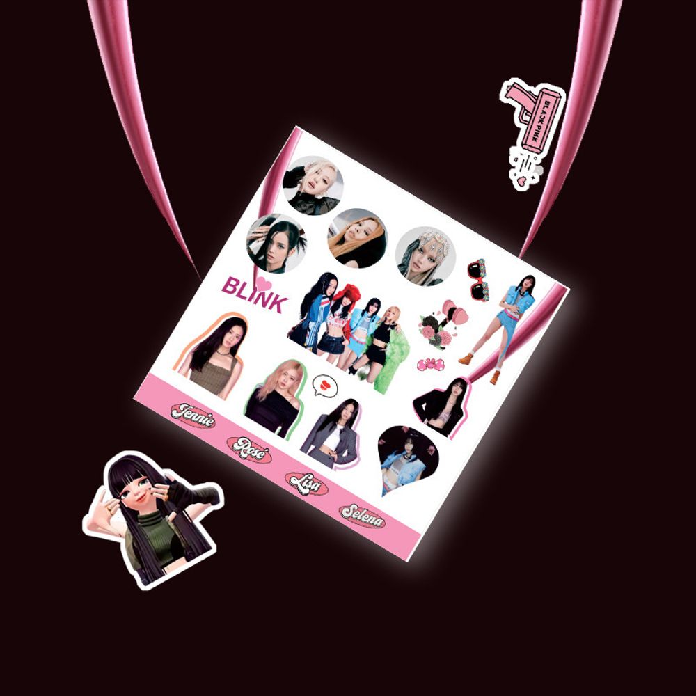 Стикер-пак BPACKPINK - BORN PINK | PINK VENOM | SHUT DOWN Стикер-пак BPACKPINK - BORN PINK | PINK VENOM | SHUT DOWN