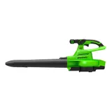 Воздуходув-Садовый Пылесос аккумуляторный Greenworks Арт. 2406907UG, 40V, бесщеточный, c 1хАКБ 5Ач и ЗУ — фото 5