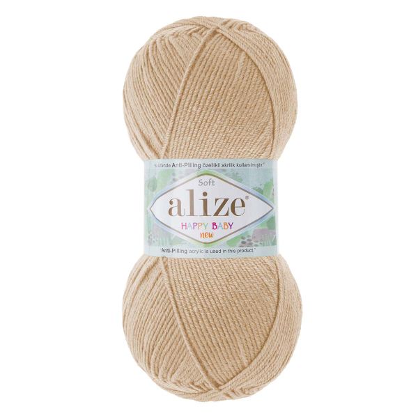 Пряжа Alize (Ализе) Happy Baby New / уп.5 мот. по 100 г, 320м, 310 шампань