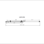 Душевой уголок Vincea Комо-Н (Como-N) VSR-4CN1013CLB, 1300*1000, черный, стекло прозрачное