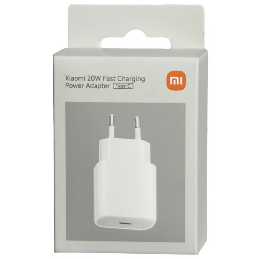 Сетевое зарядное устройство Xiaomi MI 20W Charger 1USB-C 20W (MDY-20-EG) белое