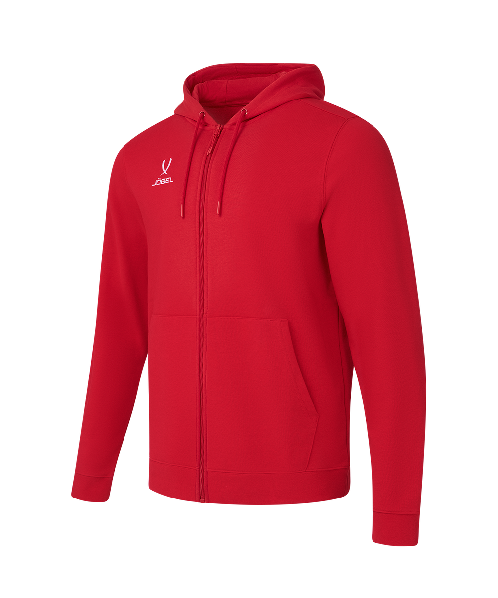Флисовое худи на молнии ESSENTIAL Cotton Fleece FZ Hoodie, красный, детский