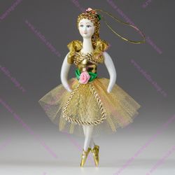 Ёлочная игрушка балерина Пастушка