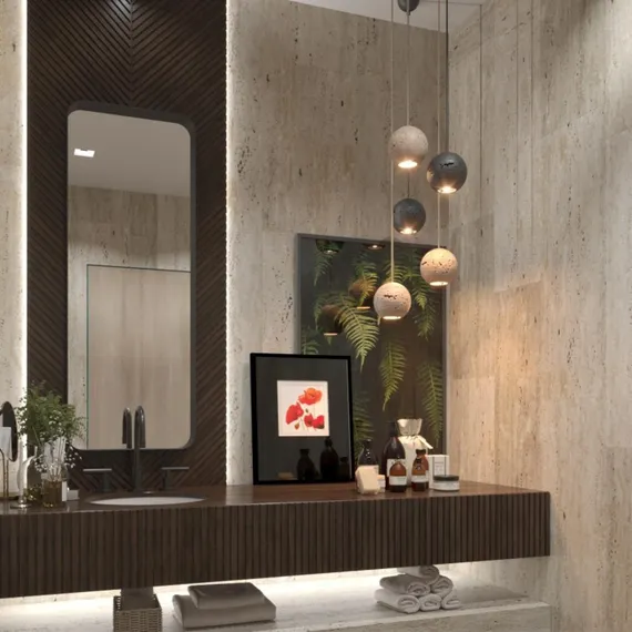 Подвесной светильник Travertino 6625/1L Odeon Light