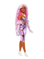 Кукла Барби Делюкс Стайл | Barbie Deluxe Style HYV25 | кукла в блестящем розовом платье Mattel | 4+