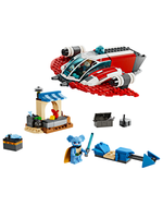 Конструктор Лего Звёздные войны Багровый огненный ястреб | LEGO Star Wars —  75384 136 деталей (4+)