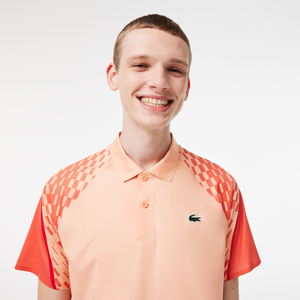 Мужское теннисное поло Lacoste Polo Men - Red, Orange