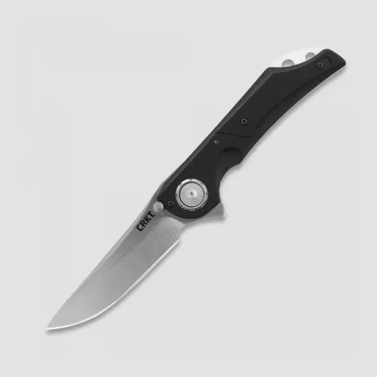 Нож"SEISMIC"скл.,ст.1.4116 Stainless Steel,кл.сатин,рук.черн G-10,клипса
