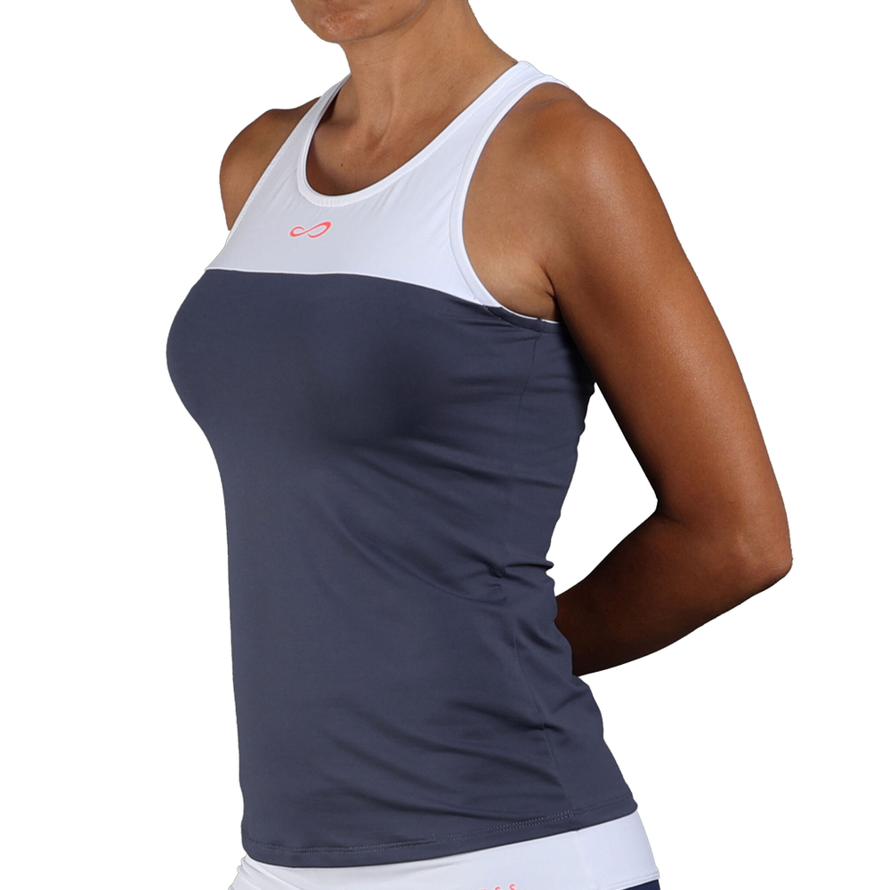 Женская теннисная майка Endless Lace Tank Top Women - Dark Blue, White