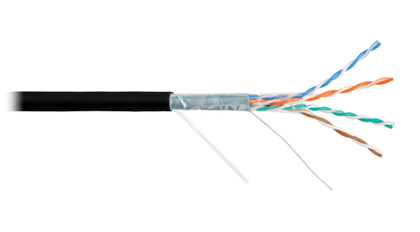 Кабель витая пара F/UTP 5e кат. 4 пары NikoMax NMC 4200C-BK