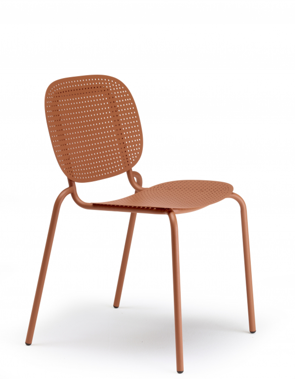 Стул металлический Scab Design Si-Si Dots, терракотовый