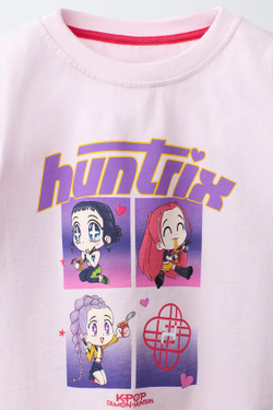 ZARA ПИЖАМА KPOP DEMON HUNTERS™ NETFLIX ©, ЦВЕТ МАЛЬВЫ