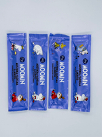 Жевательный мармелад Fazer Moomin чернично-малиновая лакрица (20 г х 4) 80 г (Из Финляндии)
