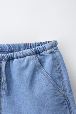 ZARA ДЖИНСОВЫЕ ШОРТЫ, СИНИЙ