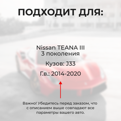 Ремкомплект ограничителей дверей Nissan TEANA (III) L33 (2 двери, тип 29) 2014-2020
