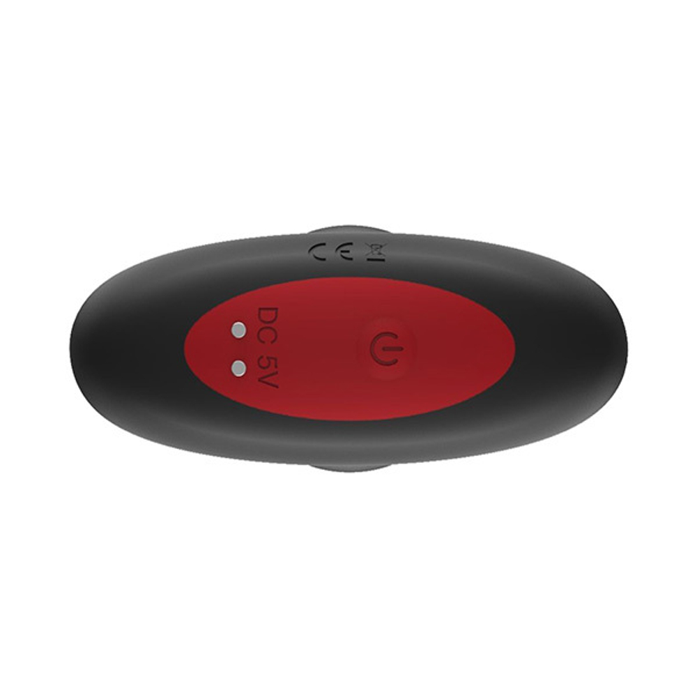 Черная анальная вибропробка 13,5см с пультом ДУ I-Moon Anal Vibrator MY-621