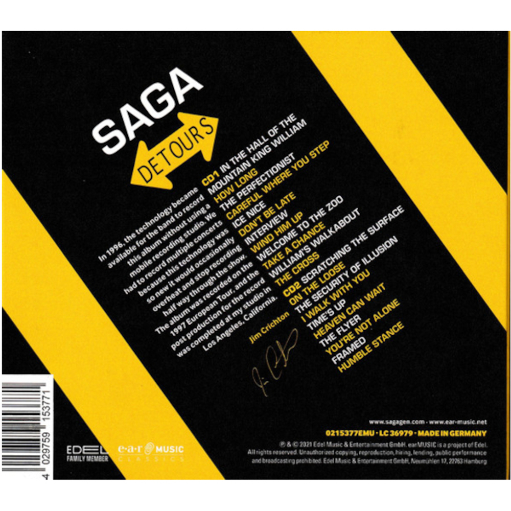 Saga / Detours (2CD)