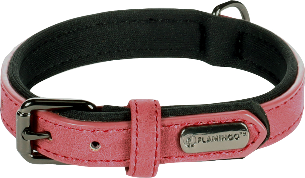 FLAMINGO Ошейник DELU для собак, искусственная кожа