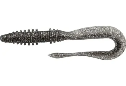 Приманка силиконовая Keitech Mad Wag 7" #206 Smoke PP. Silver