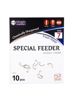 Крючок KOI "SPECIAL FEEDER", размер 7 (INT), цвет NBR