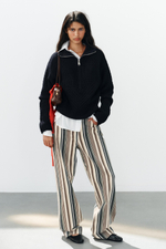 ДЖИНСЫ TRF BOYFRIEND СО СРЕДНЕЙ ПОСАДКОЙ В ПОЛОСКУ — ZARA