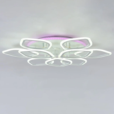 Citilux Ромби Смарт CL236A190E RGB Умная люстра Белая