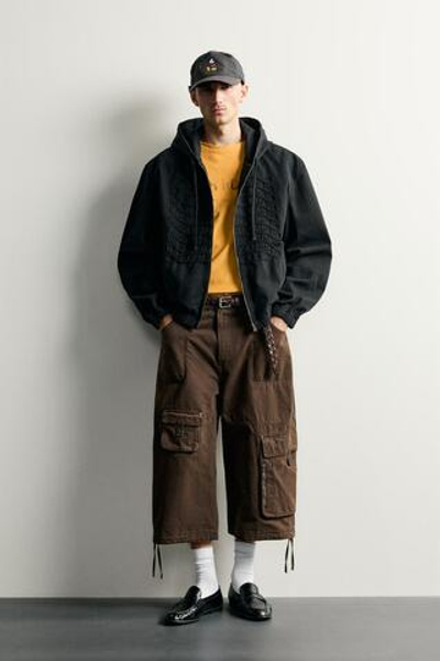 КУРТКА С КАПЮШОНОМ И НАВЕСНЫМИ ЗАСТЕЖКАМИ — ZARA