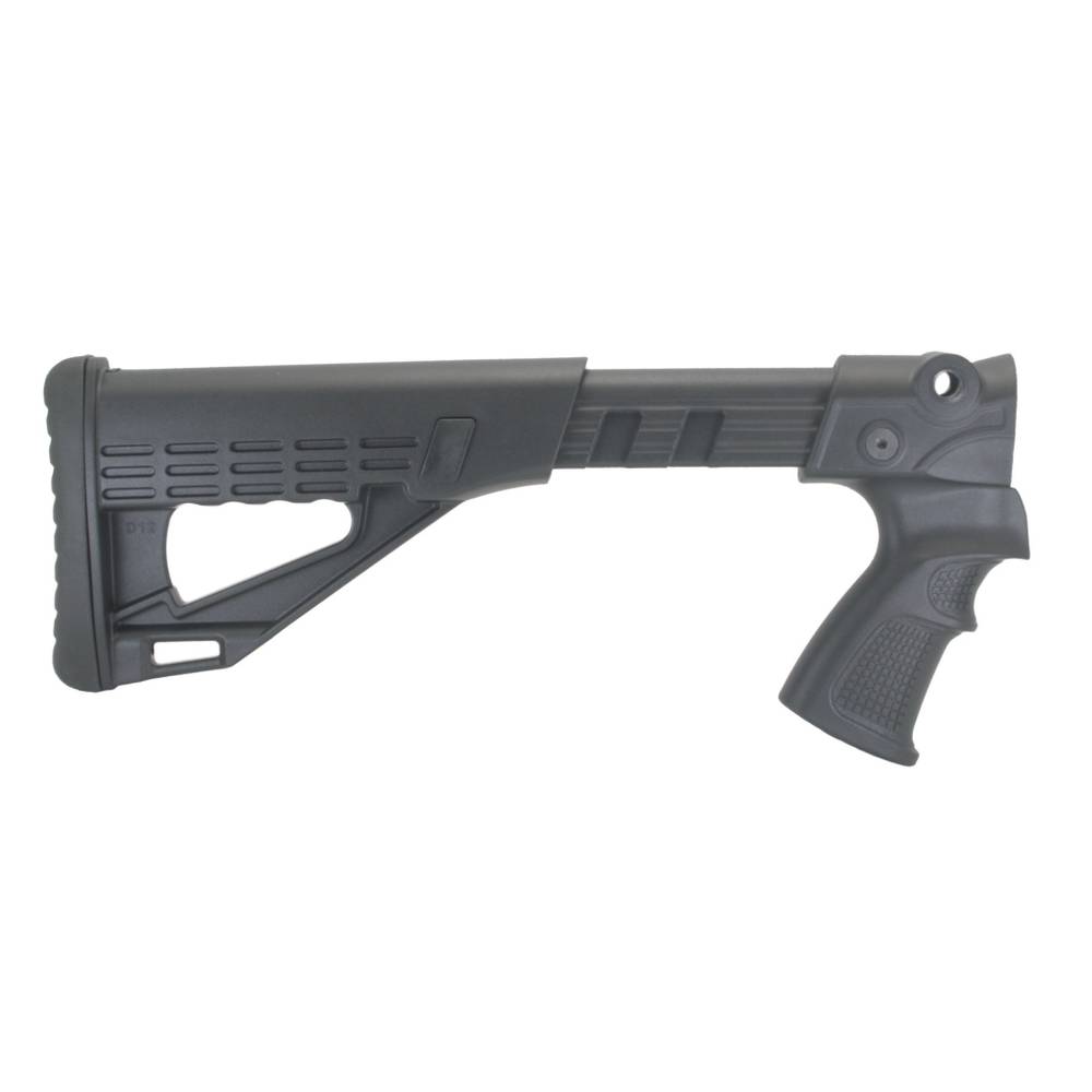 Приклад пластиковый на МР-135, МР-155, DLG Tactical, черный