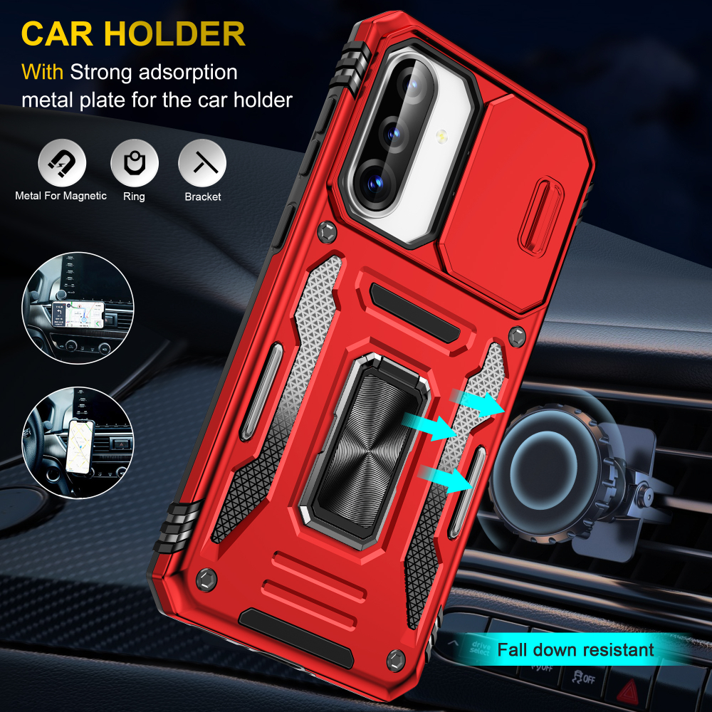 Чехол Safe Case с кольцом и защитой камеры для Samsung Galaxy A36