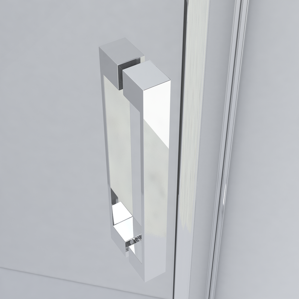 Душевой уголок Vincea Стреса (Stresa) VSP-1S100CLB, 1000*1000, черный, стекло прозрачное