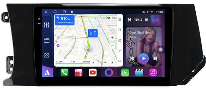 Магнитола для Haval F7, F7x 2019-2022 - FarCar S400-TS18 монитор 9.5" QLED на Android 14, CarPlay, 4G SIM-слот