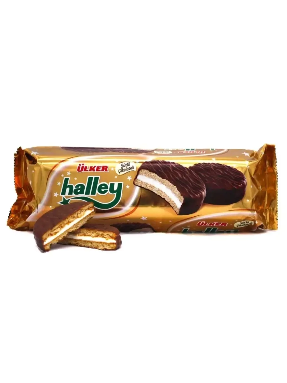 Сэндвич-печенье Halley Ulker/Alpella/в шоколаде с маршмэллоу