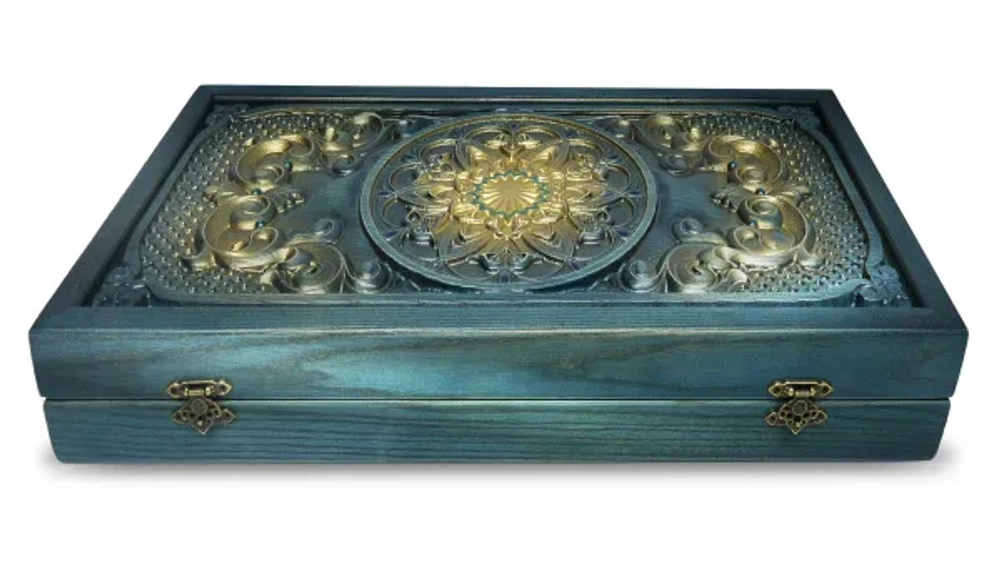 Нарды-шашки «Восток» (510 х 250 х 80 мм), фишки 30 мм