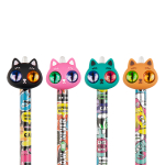 Ручка шариковая автоматическая "Hypno Cats" синяя, 0,7мм, корпус ассорти