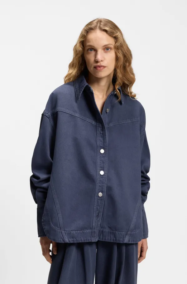 Рубашка джинсовая женская BOSS C_OVERSHIRT 1.0