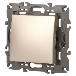 Выключатель ЭРА Elegance 14-1101-04 10АХ-250В IP20 шампань | Эра Elegance
