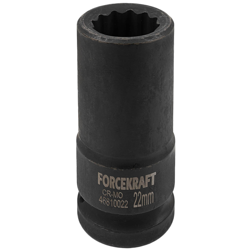 Головка ударная глубокая 3/4'', 22мм (12гр.) FORCEKRAFT FK-46810022