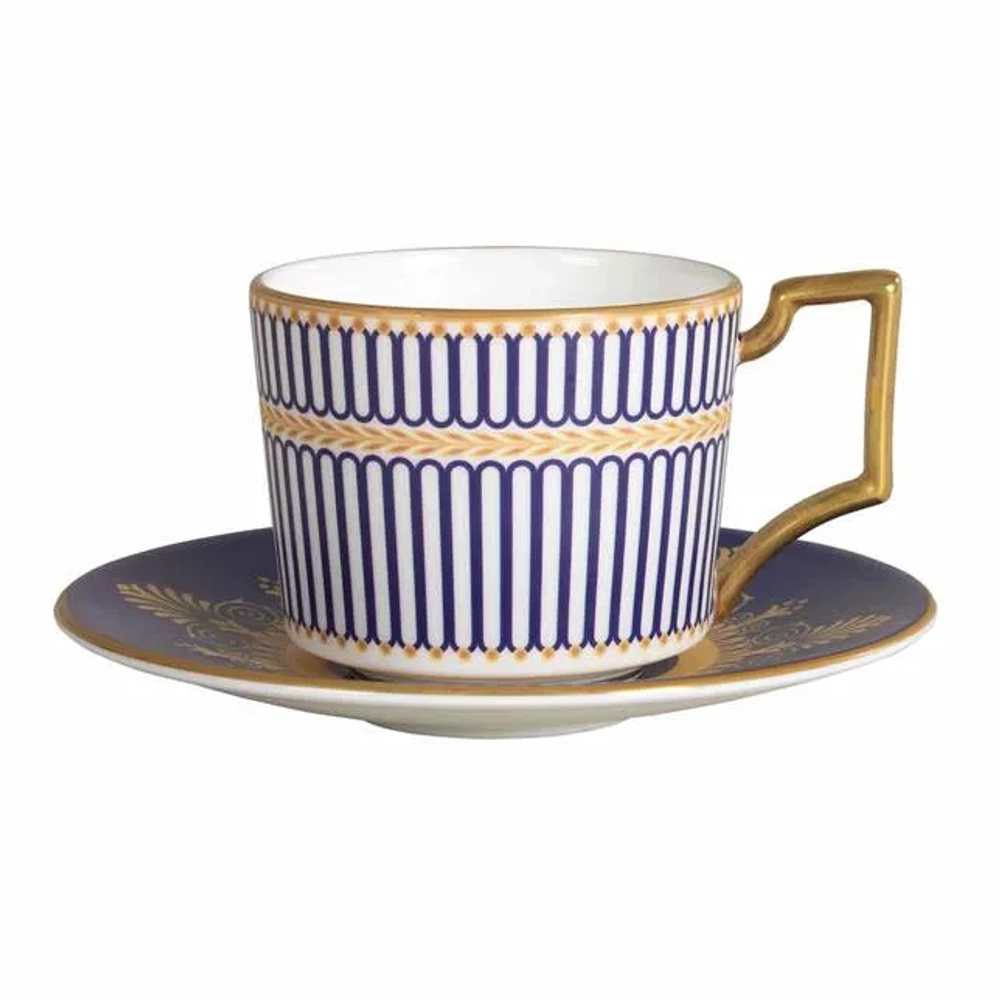 Wedgwood Блюдце для чашки эспрессо Wedgwood Prestige Anthemion Blue 11,5 см (без чашки) EAN 091574131436