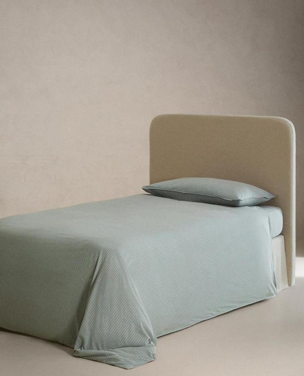 ZARA HOME ДЕТСКИЙ ПОДОДЕЯЛЬНИК В ПОЛОСКУ, СИНИЙ
