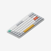 Беспроводная механическая клавиатура QMK Nuphy AIR75v2 Ionic White, RGB, Hot Swap, Wisteria Switch (AIR75v2-IW-23)